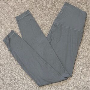 lululemon Align Ribbed High-Rise Leggings 28" Rhino Grey Sz8